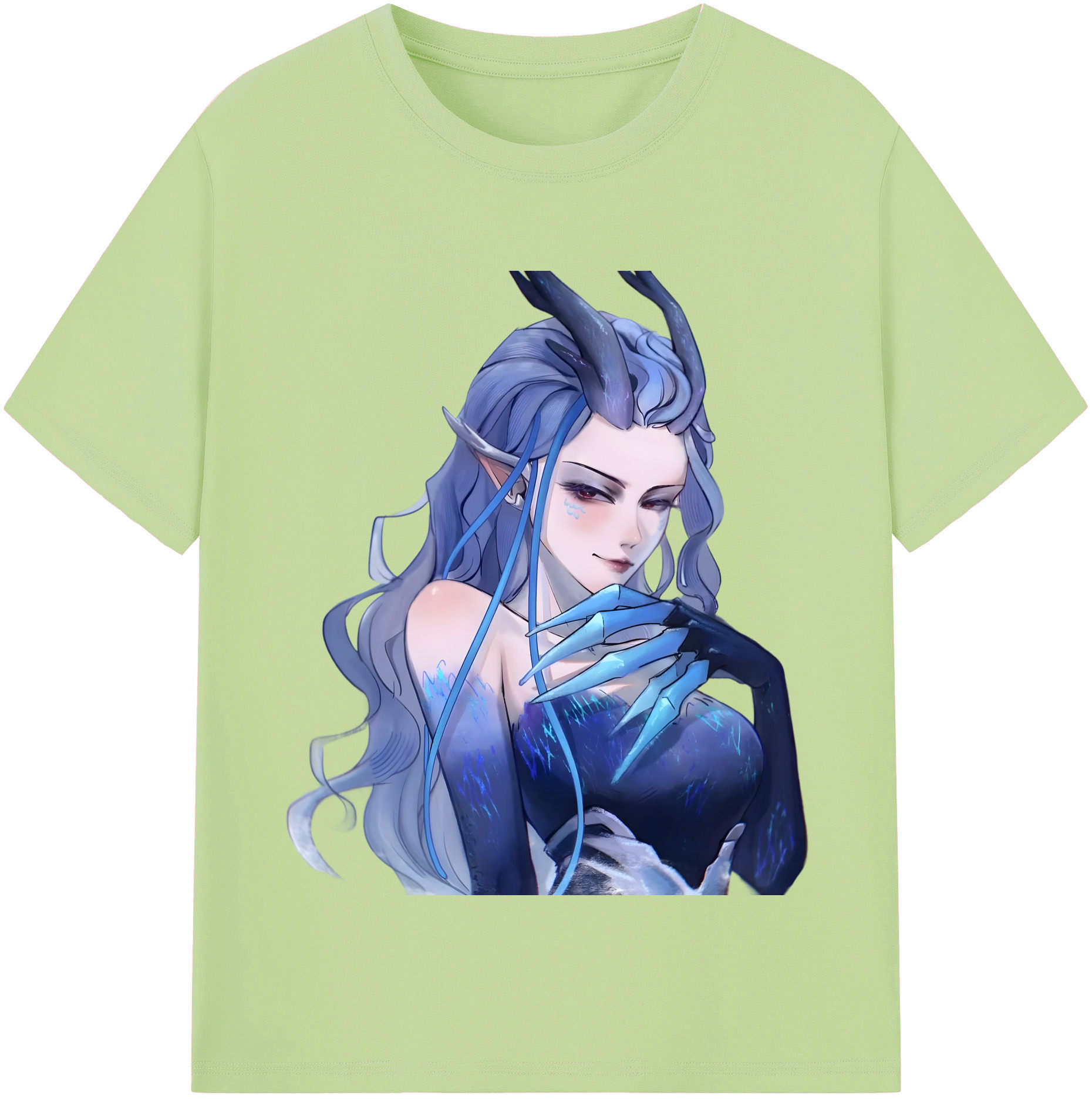 （画像用） Ne Zha 2 ナタ 魔童の大暴れ 綿100％半袖Tシャツ（フロントプリント）